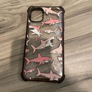 Casetify iPhone 11 pink shark case